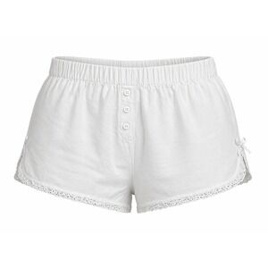 HG White Coquette Lace Trim Shorts Womens Small Balletcore Sleep Pajama Lounge